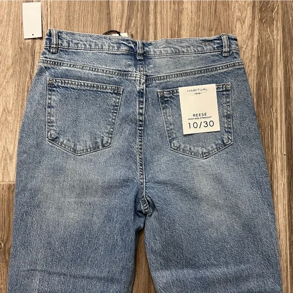 Habitual Women's Straight Leg Blue womens Jeans sz 6 & 10 - Picture 4 of 4